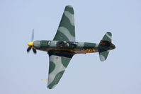 N6373Y @ LFI - Sean Carroll in his YAK-9 making a nice pass at Airpower Over Hampton Roads 2009. - by Dean Heald