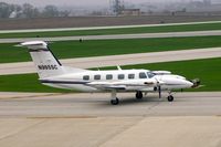 N995SC @ CID - Taxiing past the tower to Landmark FBO.