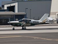N190AV @ KSMO - N190AV arriving on RWY 21 - by Torsten Hoff