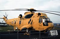 XZ586 @ FAB - Sea King HAR.3 in the static park at the 1978 Farnborough Airshow. - by Peter Nicholson