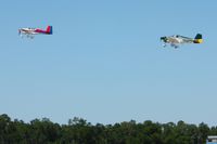 N64SH @ LAL - N64SH & N628PV departing flight of two at Sun N Fun 2009 - Lakeland, Florida