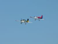 N64SH @ LAL - N64SH & N628PV departing flight of two at Sun N Fun 2009 - Lakeland, Florida
