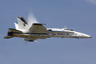 164630 @ LFI - High-speed pass during the F/A-18C Hornet demo at Airpower Over Hampton Roads 2009. Nice condensation. - by Dean Heald