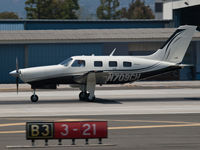 N709CH @ KSMO - N709CH departing from RWY 21 - by Torsten Hoff