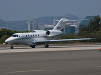 N521FP @ KSMO - N521FP departing from RWY 21 - by Torsten Hoff