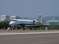 N516FX @ KSMO - N516FX arriving on RWY 21 - by Torsten Hoff