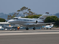 N835QS @ KSMO - N835QS arriving on RWY 21 - by Torsten Hoff