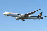 VT-JEC @ EGLL - Jet Airways B777 on approach to London Heathrow - by Terry Fletcher
