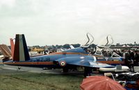 F-WZJB @ FAB - The Fouga 90 was the proposed successor to the CM.170 Magister and was on display at the 1978 Farnborough Airshow - the first flight was a month earlier on August 20. - by Peter Nicholson