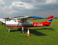 G-CDIS - Parked outside at the East Winch Strip - by keith sowter