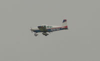 N26794 @ FTW - ILS Approach - coming out of the overcast... - by Zane Adams