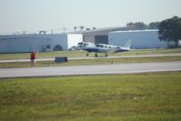 N401BP @ LAL - Arriving at Sun N Fun '09 - Lakeland, Florida - by Bob Simmermon