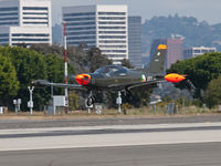 N227AP @ KSMO - N227AP arriving on RWY 21 - by Torsten Hoff
