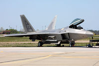 04-4065 @ LFI - USAF Lockheed Martin F-22A Raptor 04-4065, from the 1st FW / 94th FS here at Langley AFB, on display at Airpower Over Hampton Roads 2009.