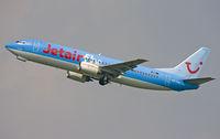 OO-TUA @ EBBR - Local charter operator, taking off from rwy 25R.