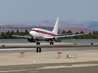N5177C @ KLAS - J.A.N.E.T. Airlines - EG & G / 1974 Boeing 737-200 - by Brad Campbell