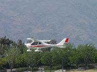 N77GP @ POC - Airbourne and westbound from Brackett - by Helicopterfriend