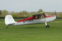 G-OWIL @ EGBK - Cessna 120 on the first day of the Luscombe and Cessna Historic Weekend Fly-in at Sywell UK