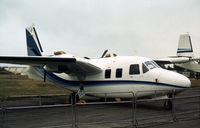 I-PIAC @ FAB - Piaggio P.166 on display at the 1978 Farnborough Airshow. - by Peter Nicholson
