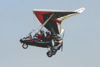 G-CFXZ @ EGBK - Microlight lifts off at Sywell - by Terry Fletcher