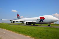 G-MKBA @ ELLX - MK-Airlines Boeing 747-2B5F - by Jens Achauer
