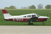 G-BSCV @ EGBK - Piper PA-28-161 at Sywell in May 2009 - by Terry Fletcher