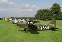 N6438C - £ of the Priory Farm residents joined by Cub G-BCNX in a great lineup
