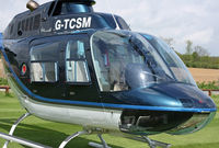G-TCSM - Jetranger III. taken at Eastwell Manor. Kent.