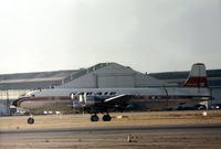 OH-KDA @ LHR - DC-6B of Kar-Air preparing to depart Heathrow in the Spring of 1975. - by Peter Nicholson
