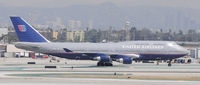 N173UA @ KLAX - Taxi to gate