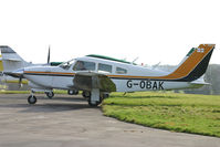 G-OBAK @ EGTF - Preparing to leave Fairoaks.