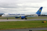 G-FCLJ @ EGCC - Taxiiing to stand at Manchester.