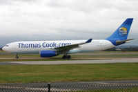 G-OMYT @ EGCC - Taxiiing to stand at Manchester.