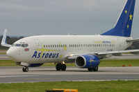 G-STRH @ EGCC - Taxiiing to stand at Manchester. - by Andrew Simpson