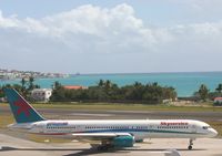 C-FLOX @ TNCM - taxing runway 10