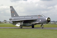 XS899 @ EGXB - Lightning F.6 taxies for take off at RAF Binbrook