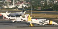 N445QS @ TNCM - park at the ramp