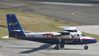 PJ-WIH @ TNCM - taxing runway 10