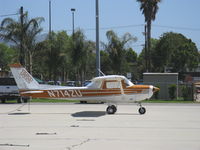 N714ZU @ CMA - 1977 Cessna 152 II, Lycoming O-235 110 Hp - by Doug Robertson