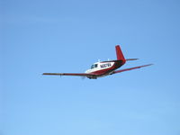 N6978V @ SZP - 1976 Mooney M20C RANGER, Lycoming O&VO-360 180 Hp, takeoff climb Rwy 22 - by Doug Robertson
