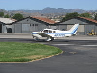 N29263 @ SZP - 1979 Piper PA-28-161 WARRIOR II, Lycoming O-320-D3G 160 Hp, landing roll Rwy 22 - by Doug Robertson
