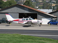 N12DK @ SZP - 1967 Beech 95-C55 BARON, two Continental IO-520-C 285 Hp each, taxi - by Doug Robertson