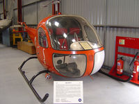 OO-SHW - At Weston Super-mare Helicopter Museum. - by Andrew Simpson