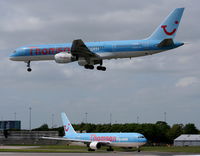 G-BYAK @ EGCC - Thomson - by Chris Hall