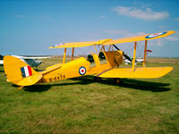G-AOBO @ EGTP - Lovingly restored to flying condition. Photo just taken after its first flight after C of A being granted. - by captainflynn