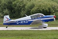 G-AYKD @ EGMD - Slight rising heat distortion!
