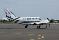 G-FIFA @ EGMD - CESSNA 404 - by Martin Browne