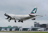 B-HUH @ EGCC - Cathay Pacific Cargo - by Chris Hall