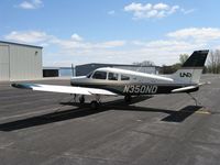 N350ND @ KAXN - University of North Dakota's Piper Warrior. - by Kreg Anderson