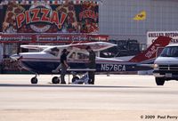 N576CA @ LFI - Obligatory CAP bird on the ramp